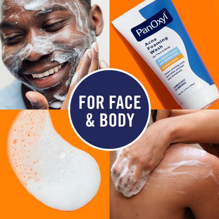 PanOxyl Acne Foaming Wash with 10% Benzoyl Peroxide (156g) - Image 6