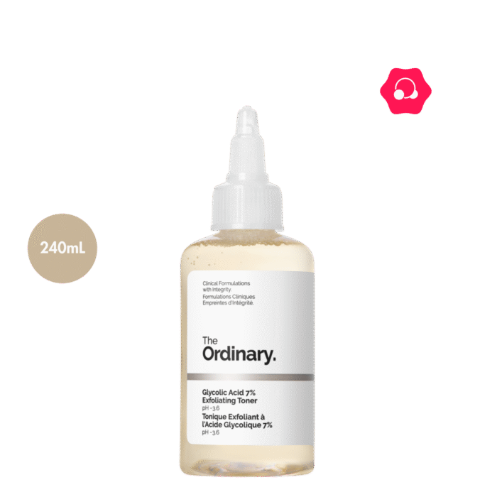 The Ordinary Glycolic Acid 7% Exfoliating Toner (240mL)