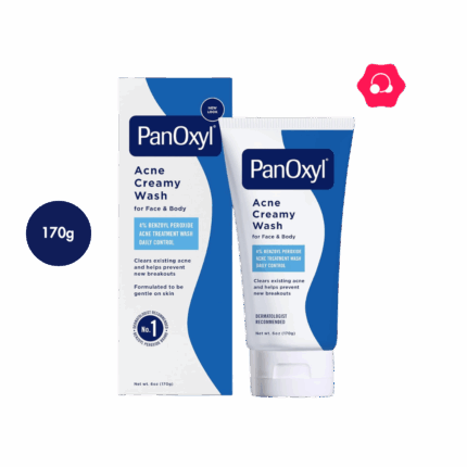 PanOxyl Acne Creamy Wash Benzoyl Peroxide 4% Daily Control