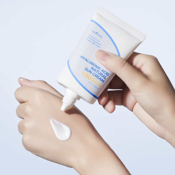 ISNTREE Hyaluronic Acid Natural Sun Cream SPF50+ PA++++ (50mL) - Image 2