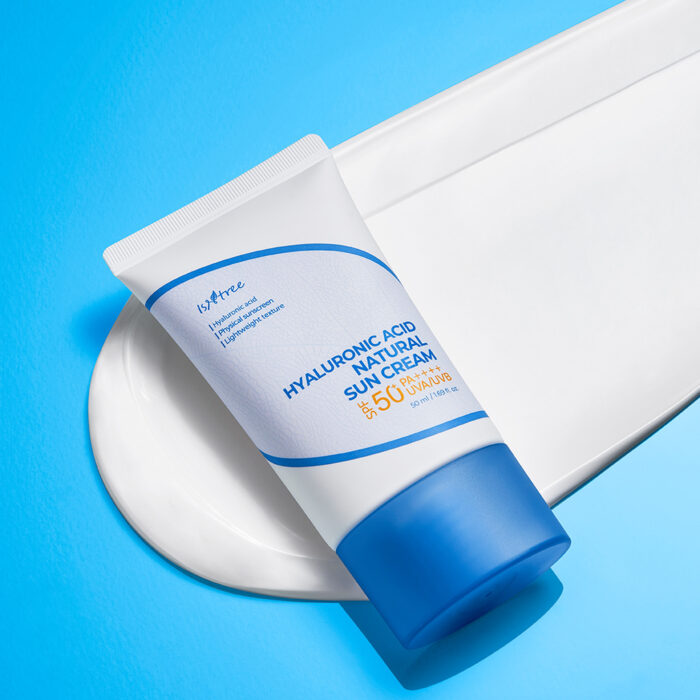 ISNTREE Hyaluronic Acid Natural Sun Cream SPF50+ PA++++ (50mL) - Image 4
