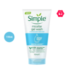 Simple Water Boost Micellar Facial Gel Wash (150mL)