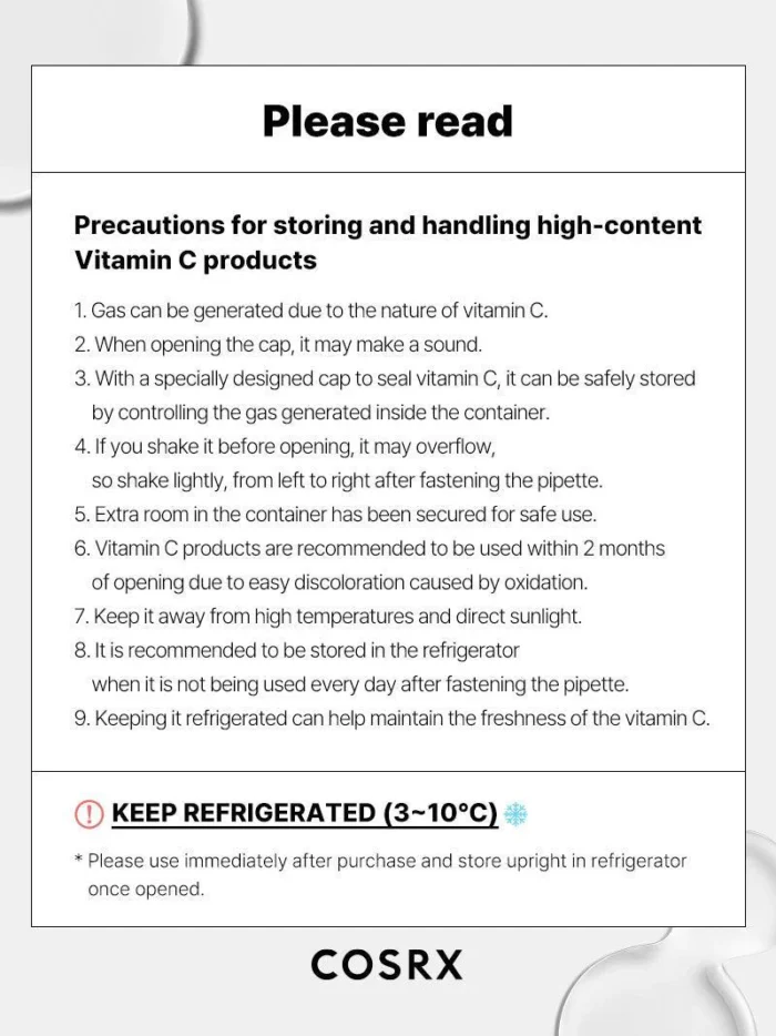COSRX The Vitamin C 23 Serum (20g) - Image 15