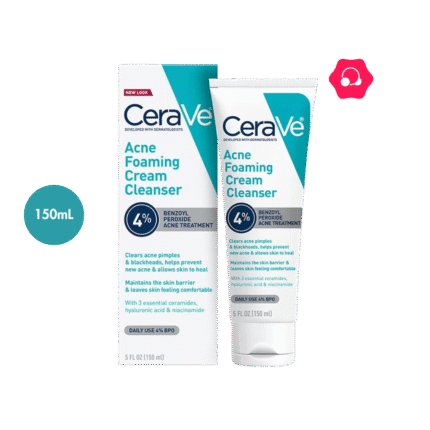 CeraVe Acne Foaming Cream Cleanser