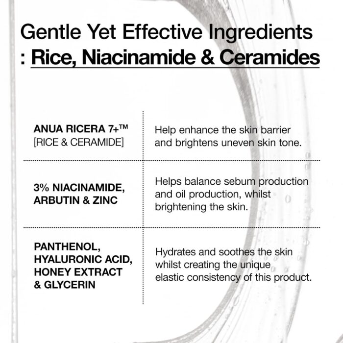 Anua 7 Rice Ceramide Hydrating Barrier Serum (50mL) - Image 4