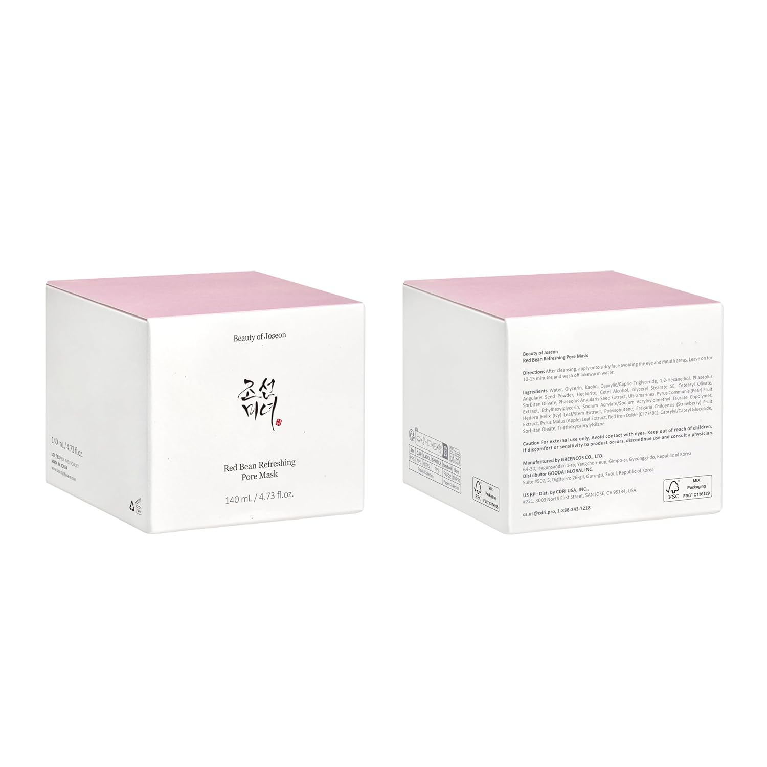 61oHxxiY87L._SL1500_ Beauty of Joseon Red Bean Refreshing Pore Mask (140mL) - Image 6