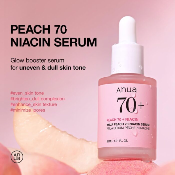 Anua Peach 70% Niacinamide Serum (30mL) - Image 6