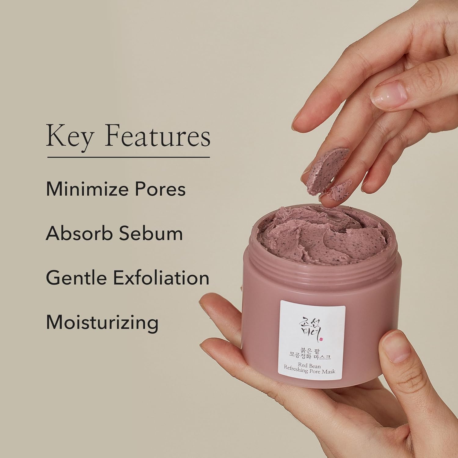 71GOotMo-ZL._SL1500_ Beauty of Joseon Red Bean Refreshing Pore Mask (140mL) - Image 4