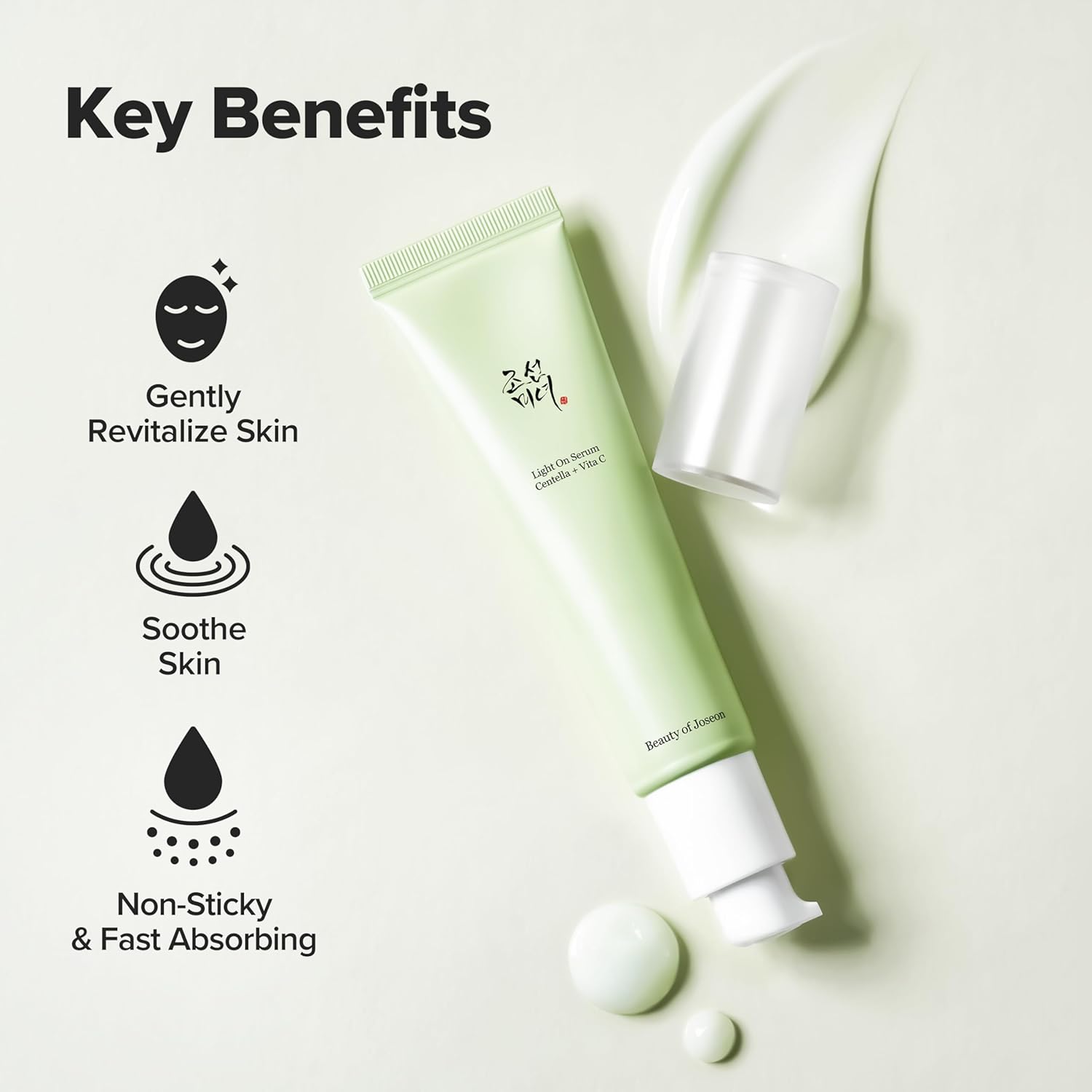 71JhaJ3HqvL._SL1500_ Beauty of Joseon Light On Serum : Centella + Vita C (30mL) - Image 4