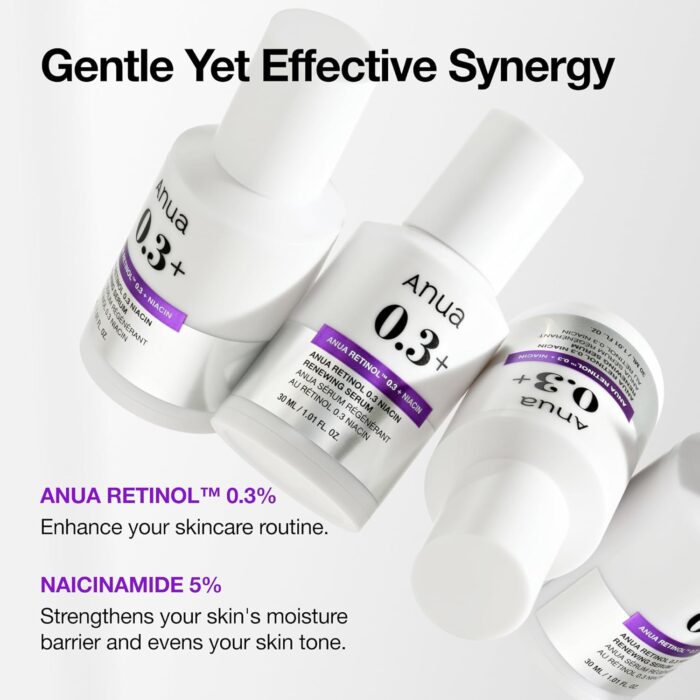Anua Nano Retinol 0.3% + Niacin Renewing Serum (30mL) - Image 4