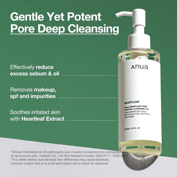 Anua Heartleaf Pore Control Cleansing Oil (200mL) - Image 3
