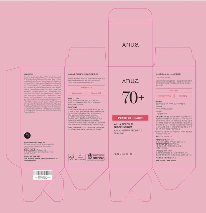 Anua Peach 70% Niacinamide Serum (30mL) - Image 9