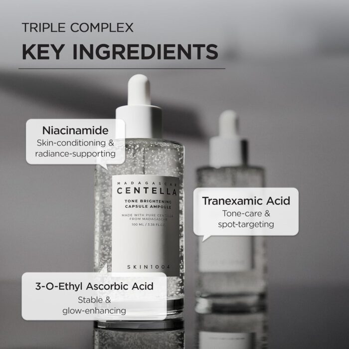 SKIN1004 Madagascar Centella Tone Brightening Capsule Ampoule Travel Size (50mL) - Image 3