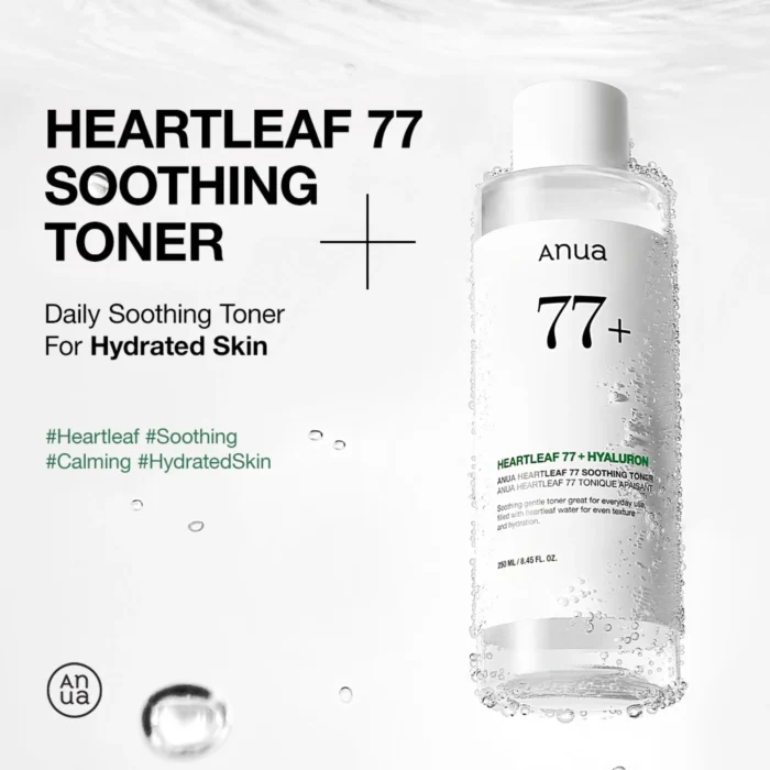 Anua Heartleaf 77% Soothing Toner (250mL) - Image 2