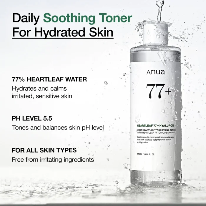 Anua Heartleaf 77% Soothing Toner (250mL) - Image 3