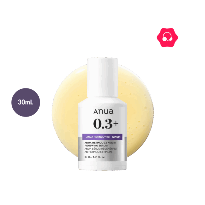 Anua Nano Retinol 0.3% + Niacin Renewing Serum