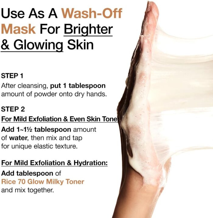 Anua Rice Enzyme Brightening Cleansing Powder (40g) - Image 3