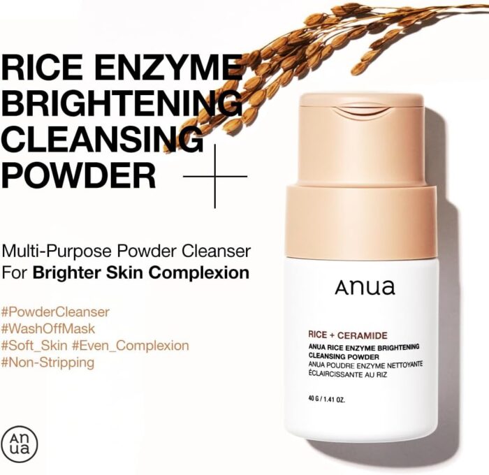 Anua Rice Enzyme Brightening Cleansing Powder (40g) - Image 2