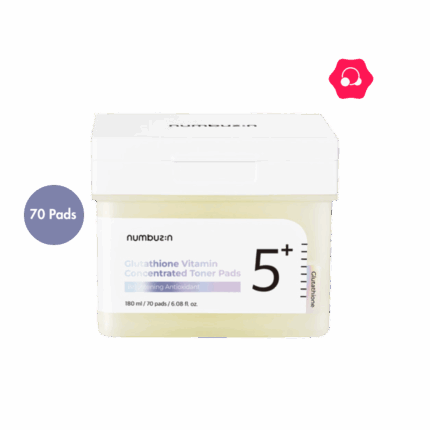 numbuzin No. 5+ Glutathione Vitamin Niacinamide Concentrated Pad