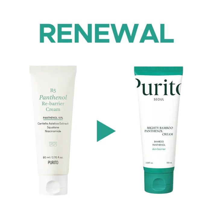 PURITO SEOUL Mighty Bamboo Panthenol Cream (100mL) - Image 2