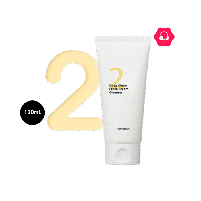 numbuzin No. 2 Deep Clean Fresh Cream Cleanser