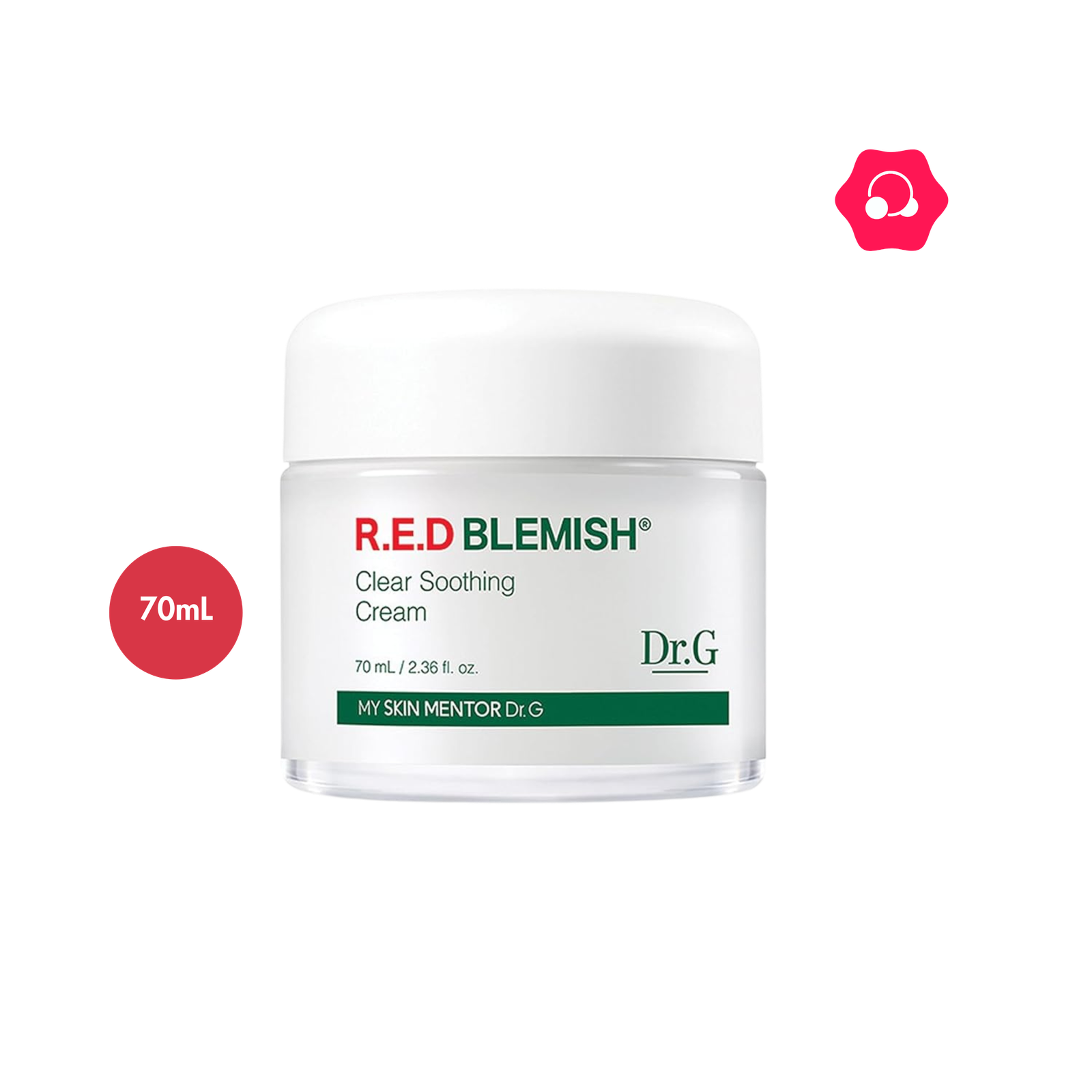 Dr.G RED Blemish Clear Soothing Cream Jar Type (70mL)