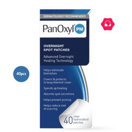 PanOxyl PM Overnight Spot Patches (40 Pieces)