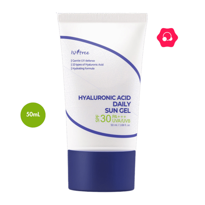 ISNTREE Hyaluronic Acid Daily Sun Gel SPF30+ PA++++ (50mL) - Image 1