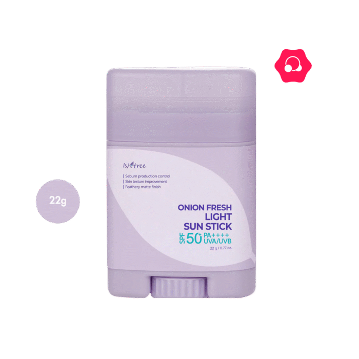 ISNTREE Onion Fresh Light Sun Stick SPF 50+ PA++++ (22g)
