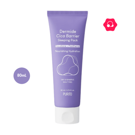 PURITO Dermide Cica Barrier Sleeping Pack (80mL)