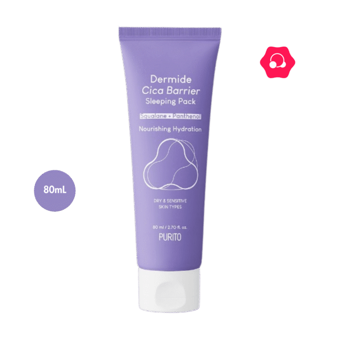 PURITO Dermide Cica Barrier Sleeping Pack (80mL)