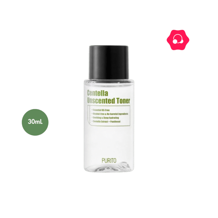 PURITO Centella Unscented Toner Miniature (30mL) - Image 1