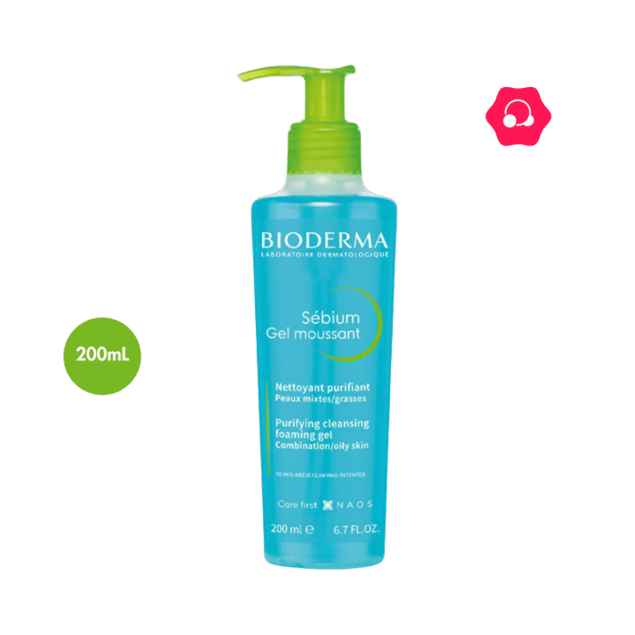 BIODERMA Sébium Gel Moussant Purifying Cleansing Foaming Gel