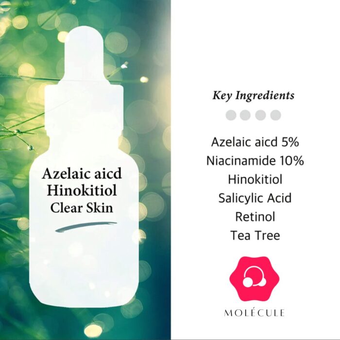 Cos De BAHA AC Azelaic Acid Hinokitiol Clear Skin (30mL) - Image 3