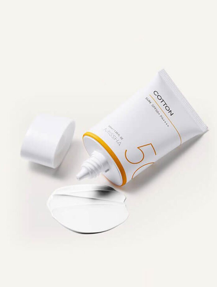 MISSHA All Around Safe Block Cotton Sun SPF50+ PA++++ (50mL) - Image 2