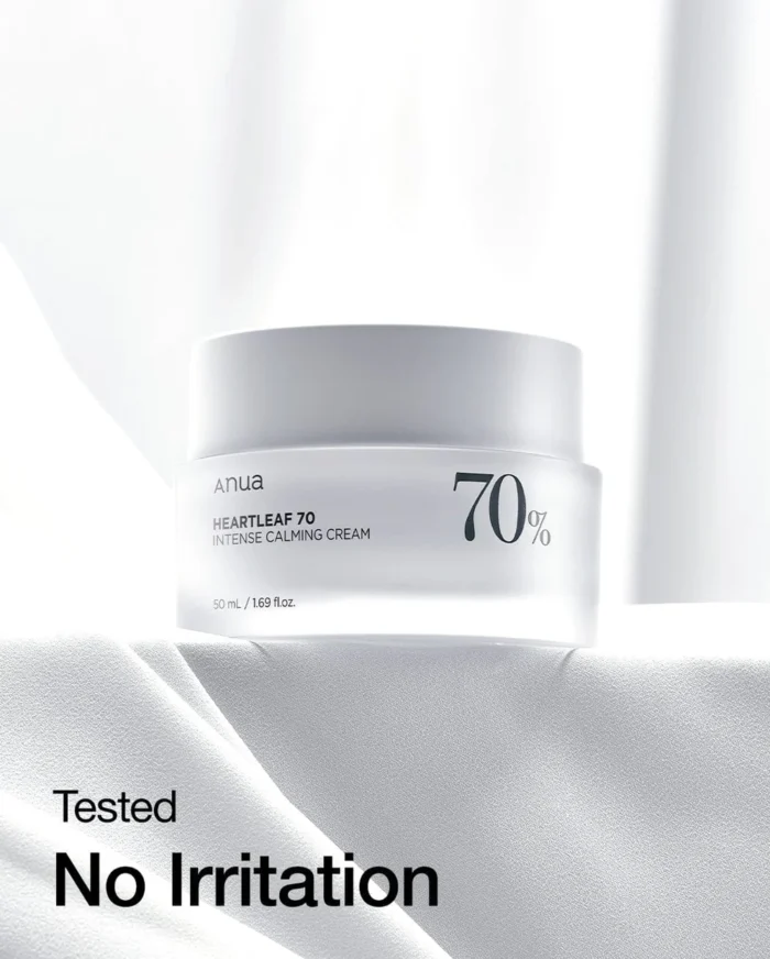 Anua Heartleaf 70% Intense Calming Cream (50mL) - Image 3