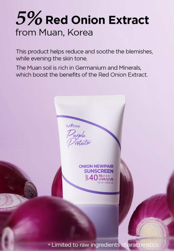 ISNTREE Onion Newpair Sunscreen SPF40+ PA++++ (50mL) - Image 4