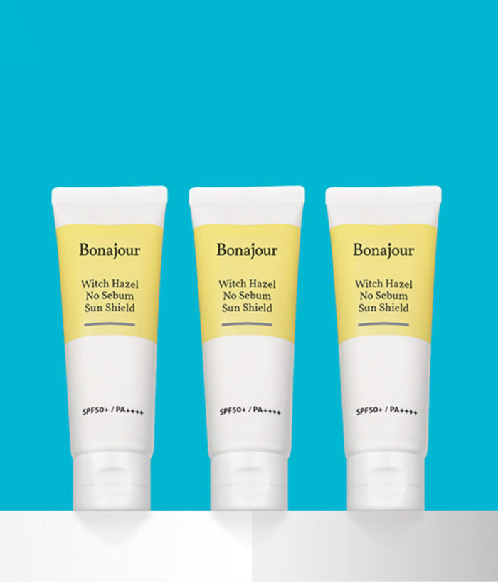 Bonajour Witch Hazel No Sebum Sun Shield Physical Sunblock SPF50+ PA++++ (40mL) - Image 2