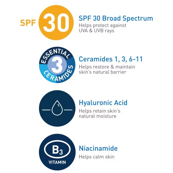 CeraVe PM Facial Moisturizing Lotion (89mL) - Image 2