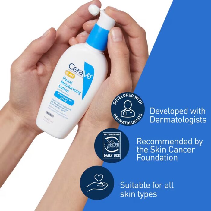 CeraVe PM Facial Moisturizing Lotion (89mL) - Image 4