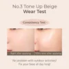 numbuzin No. 3 Porcelain Base Skip Tone Up Beige Sunscreen SPF 50+ PA++++ (50mL) - Image 2