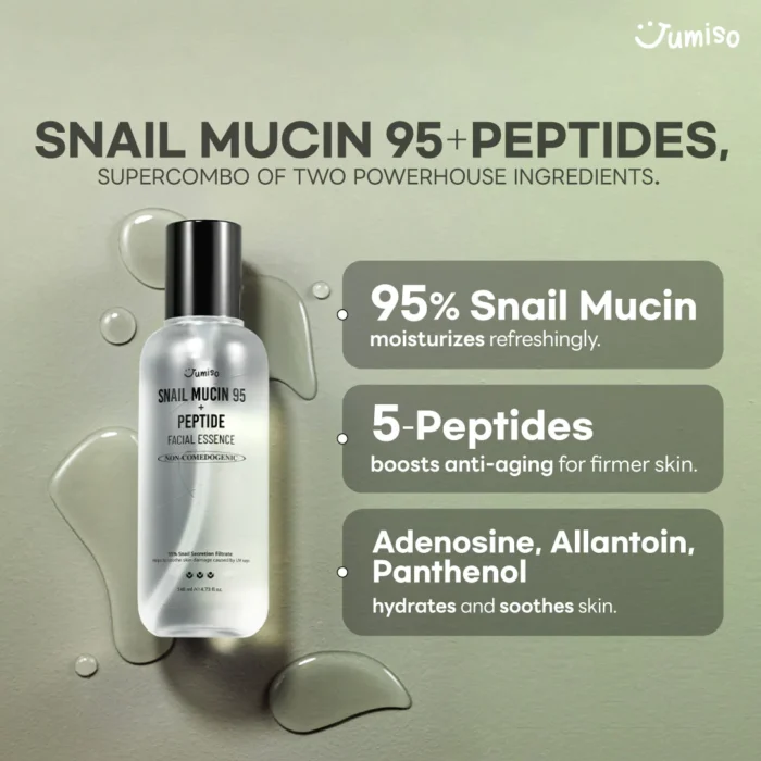 JUMISO Snail Mucin 95% + Peptide Essence Travel Size (50mL) - Image 8