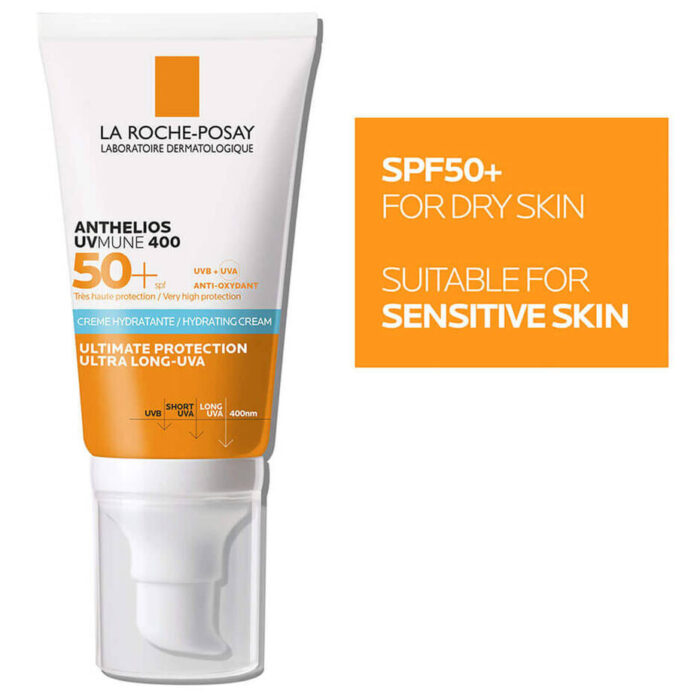 La Roche-Posay Anthelios UVMUNE 400 Hydrating Cream SPF50+ (50ml) - Image 2