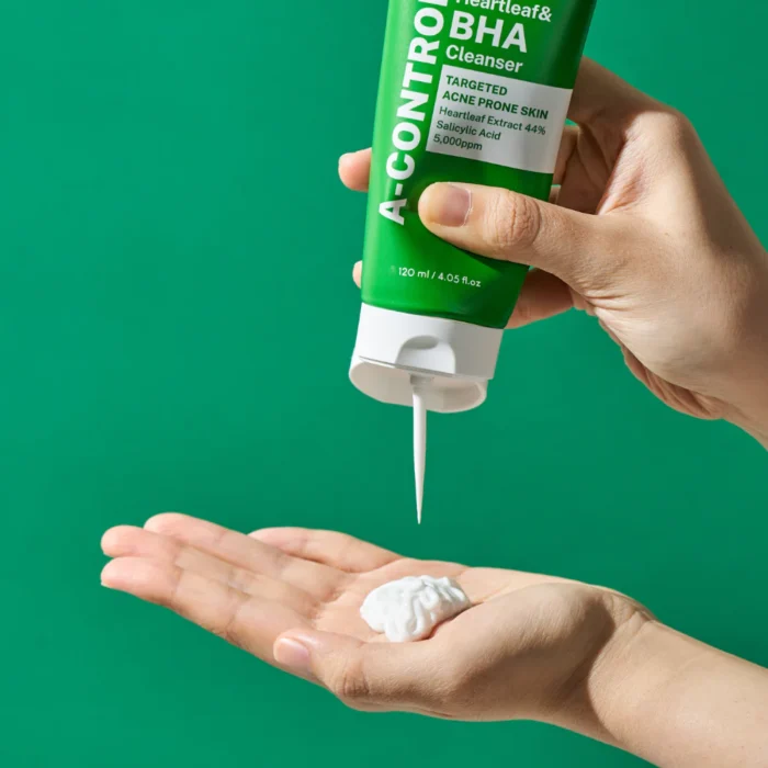 NINELESS A-Control Heartleaf & BHA Foam Cleanser (120mL) - Image 3