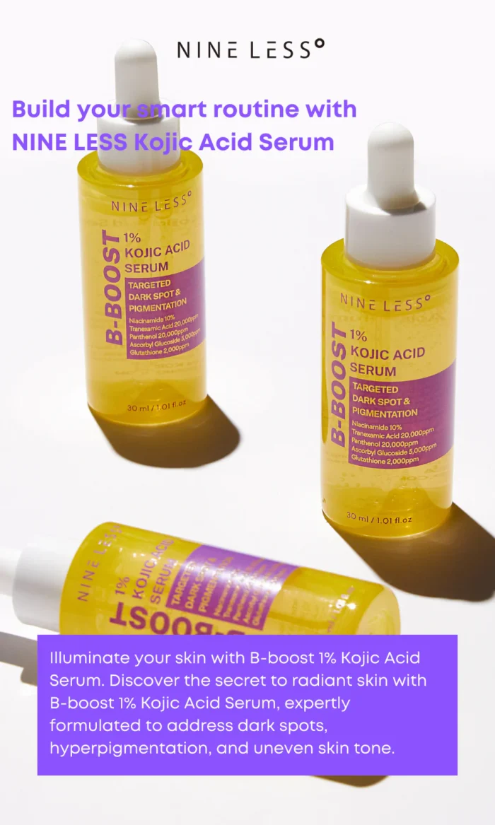 NINELESS B-Boost 1% Kojic Acid Serum (30mL) - Image 3