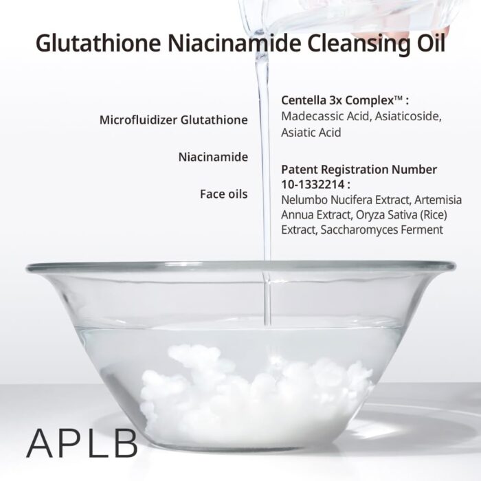 APLB Glutathione Niacinamide Cleansing Oil (105mL) - Image 4