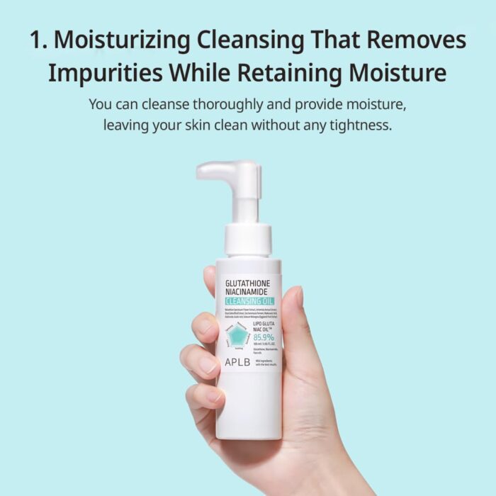 APLB Glutathione Niacinamide Cleansing Oil (105mL) - Image 8