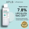 APLB Glutathione Niacinamide Cleansing Water (160mL) - Image 2