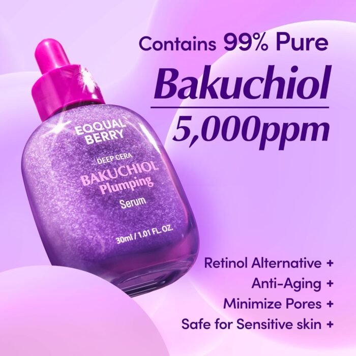 EQQUALBERRY Bakuchiol Plumping Serum (30mL) - Image 2