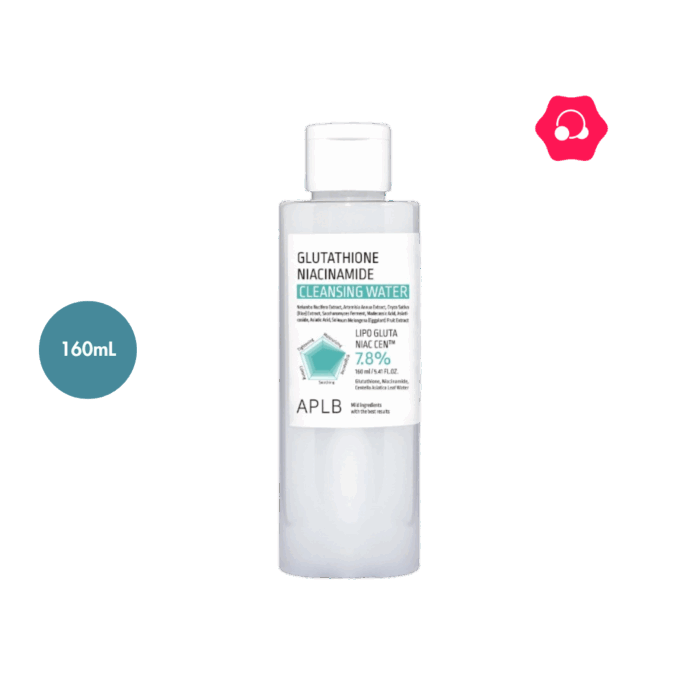 APLB Glutathione Niacinamide Cleansing Water (160mL) - Image 1